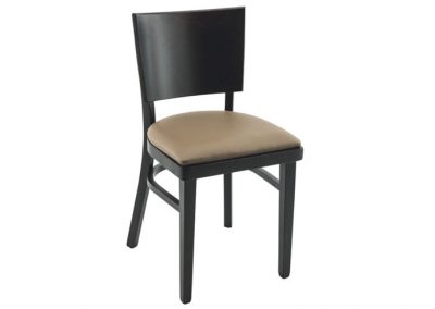 CHAISE CAFETERIA ASSISE TAUPE