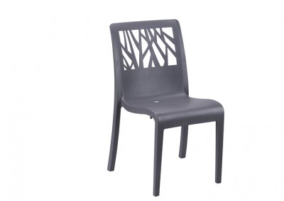 Chaise vegetal anthracite