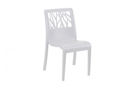 Chaise vegetal blanc