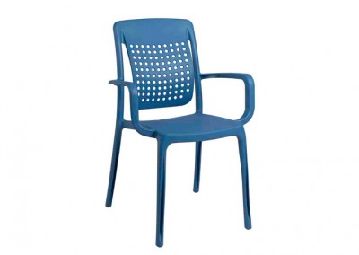 Fauteuil snack bleu