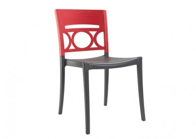 Chaise golf rouge