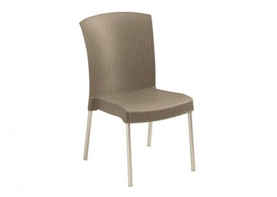 Chaise terrasse taupe