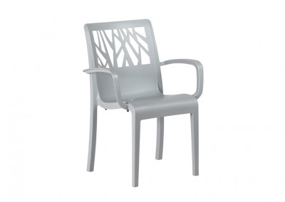 Fauteuil vegetal blanc