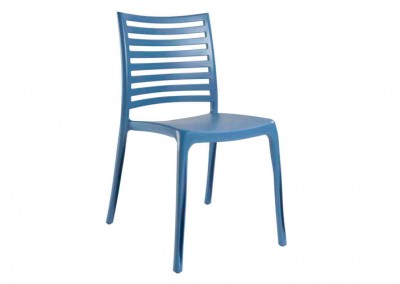 Chaise Eco bleu