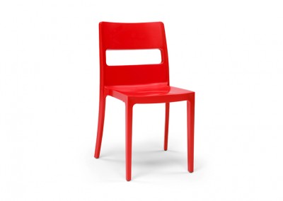 Chaise Eco rouge