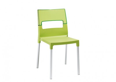 Chaise restaurant design vert