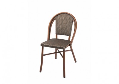 Chaise bistrot parisien noire