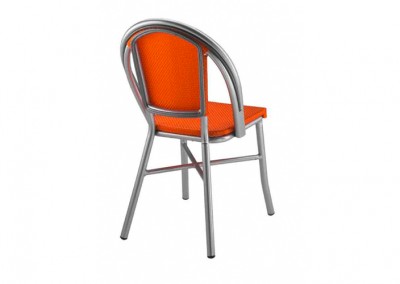 Chaise bistrot parisien orange