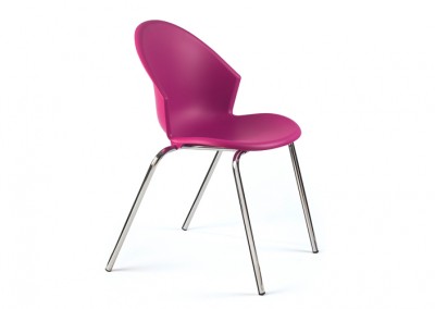 CHAISE 4 PIEDS FUSHIA