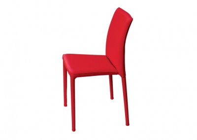 CHAISE TENDANCE LUXE ROUGE