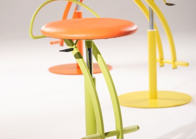 TABOURET BAR TENDANCE MULTICOLORE