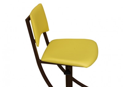 TABOURET TAPISSE JAUNE