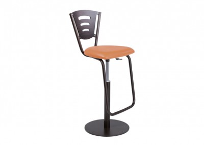 TABOURET NOIR SUR VERIN