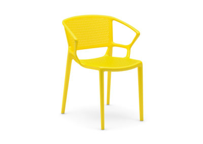 FAUTEUIL POLYPRO JAUNE