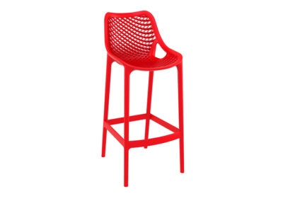 TABOURET HAUT ROUGE